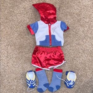 American Girl Doll Roller Skating Set